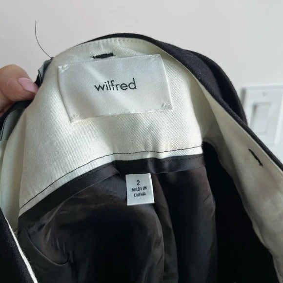 NWT✨ Aritzia Wilfred - Gia Pants (Black) - Picture 7 of 12